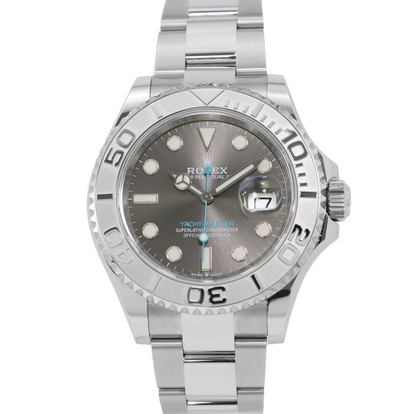 ロレックス ヨットマスター ロレジウム SS/プラチナ ランダムシリアル ルーレット 126622 ROLEX 腕時計 スレート文字盤