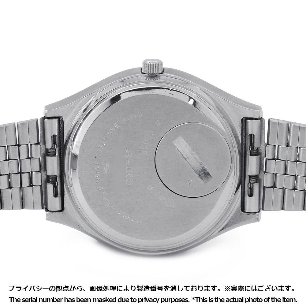 セイコー キングクォーツ 0853-8000 SEIKO クォーツ 腕時計 ブルー文字