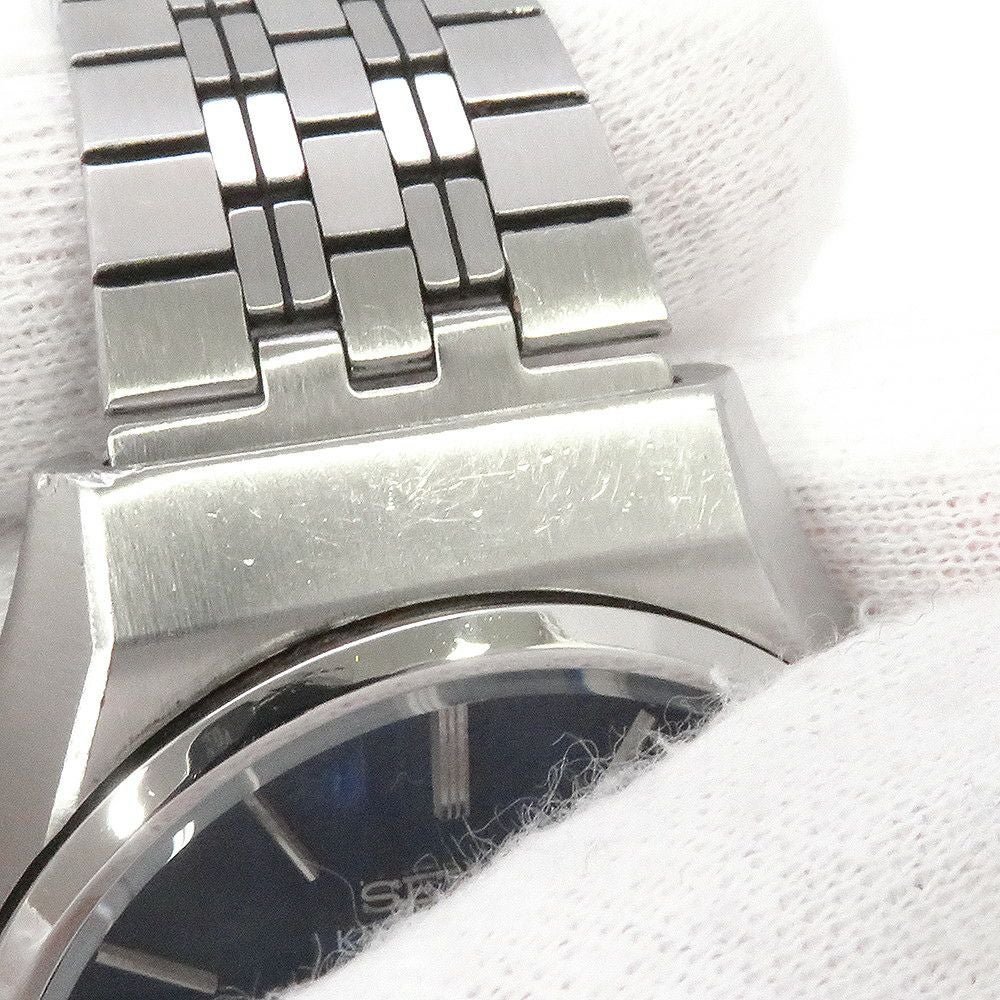 セイコー キングクォーツ 0853-8000 SEIKO クォーツ 腕時計 ブルー文字