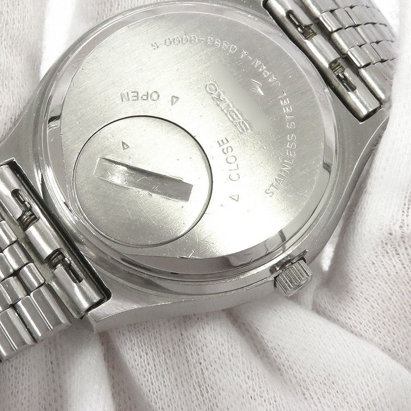 セイコー キングクォーツ 0853-8000 SEIKO クォーツ 腕時計 ブルー文字盤