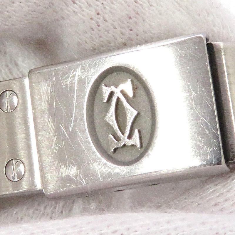 カルティエ サントス ガルベ SM W20017D6 Cartier 腕時計 クォーツ ウォッチ アイボリー文字盤