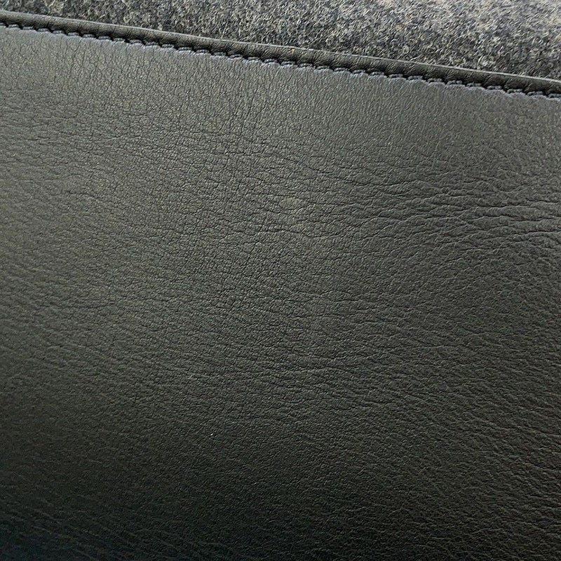 セリーヌ ハンドバッグ トラペーズ フェルト レザー CELINE 黒