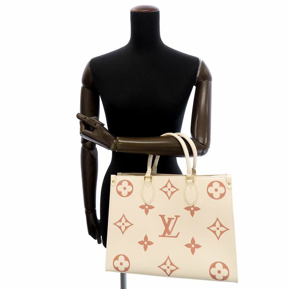 ルイ ヴィトン モノグラム アンプラント オンザゴーMM ショルダーバッグ トートバッグ 2WAY M21575 カーフレザー レディース LOUIS VUITTON 【228-32048】 LOUIS VUITTON（ルイ・ヴィトン） ルイ ヴィトン モノグラム アン