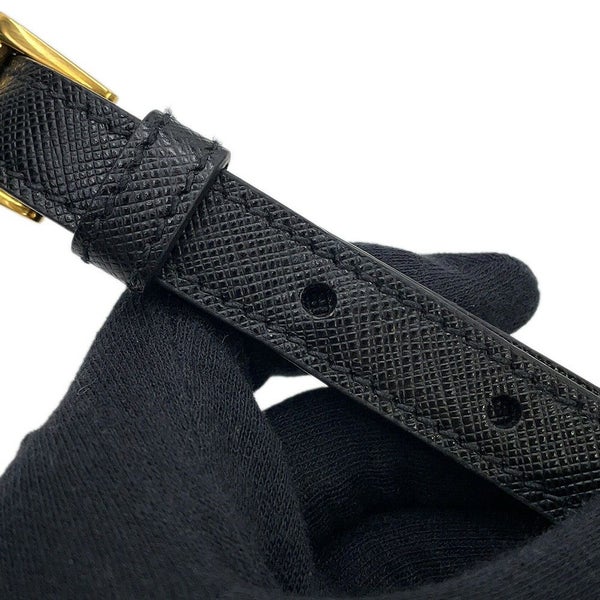 プラダ ハンドバッグ ガレリア サフィアーノレザー 1BA863 PRADA 2way 黒