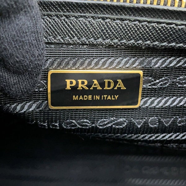 プラダ ハンドバッグ ガレリア サフィアーノレザー 1BA863 PRADA 2way 黒
