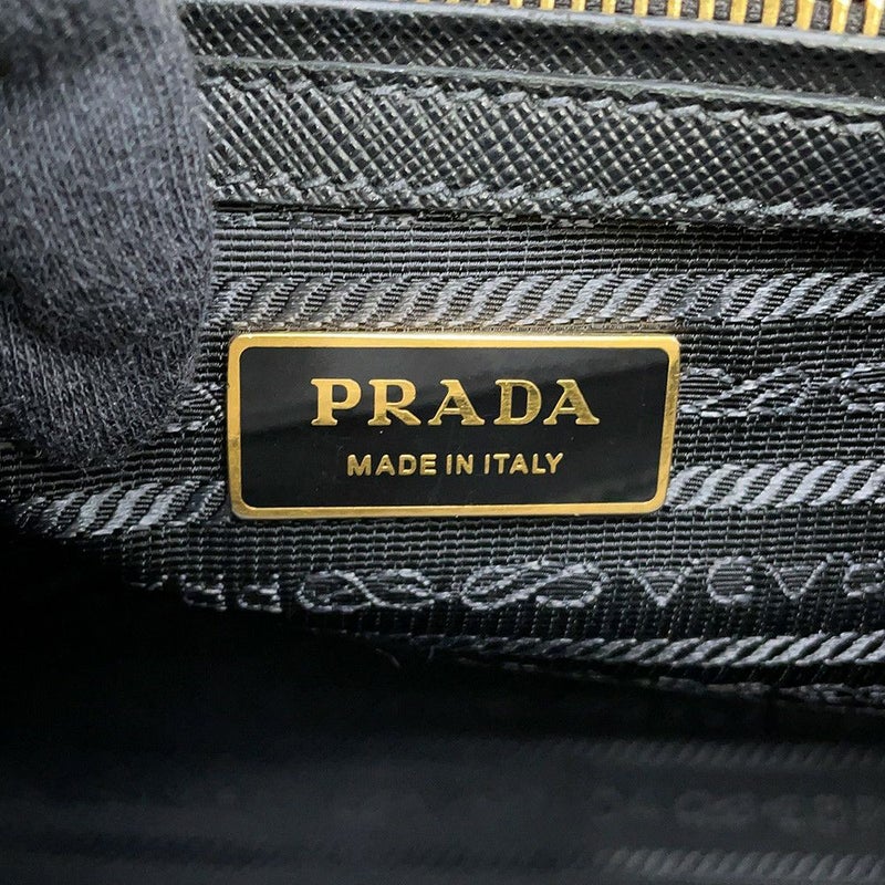 プラダ ハンドバッグ ガレリア サフィアーノレザー 1BA863 PRADA 2way 黒