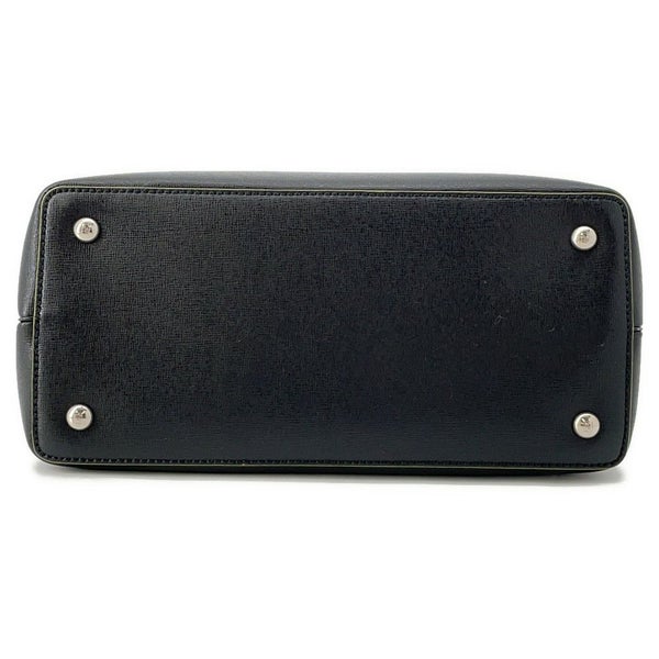 フェンディ ハンドバッグ プチ トゥージュール ロゴ レザー ムートン FENDI 2wayショルダー 黒