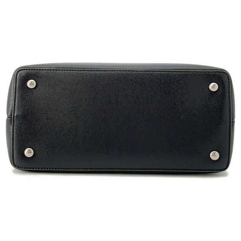 フェンディ ハンドバッグ プチ トゥージュール ロゴ レザー ムートン FENDI 2wayショルダー 黒