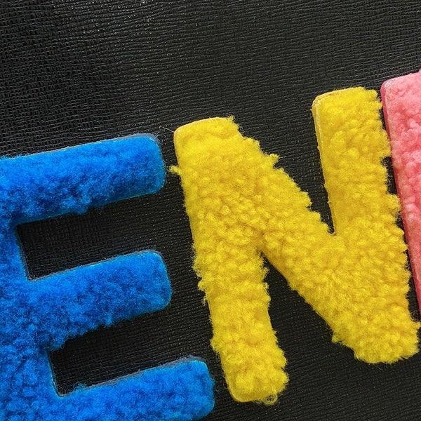 フェンディ ハンドバッグ プチ トゥージュール ロゴ レザー ムートン FENDI 2wayショルダー 黒