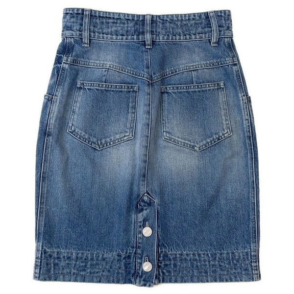 シャネル スカート ココマーク デニム コットン レディースサイズ36 P55976 CHANEL