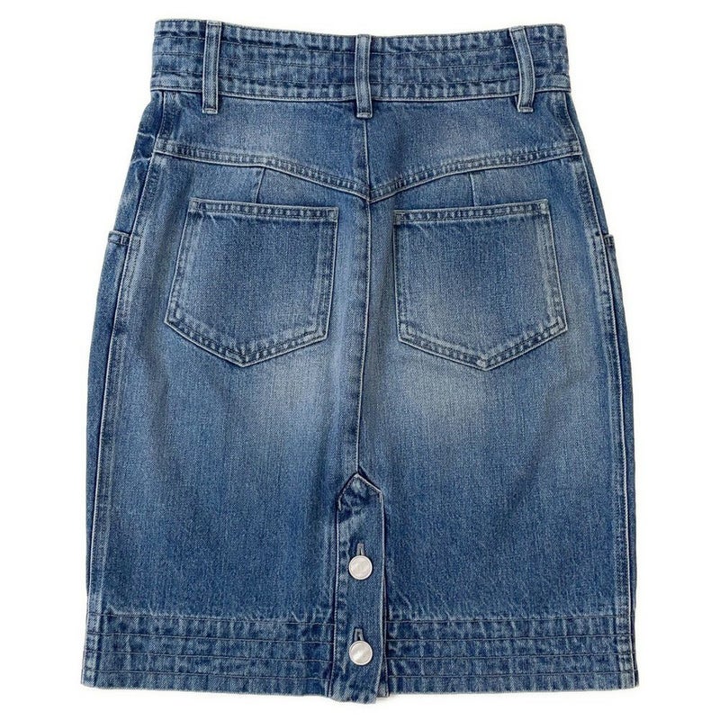 シャネル スカート ココマーク デニム コットン レディースサイズ36 P55976 CHANEL