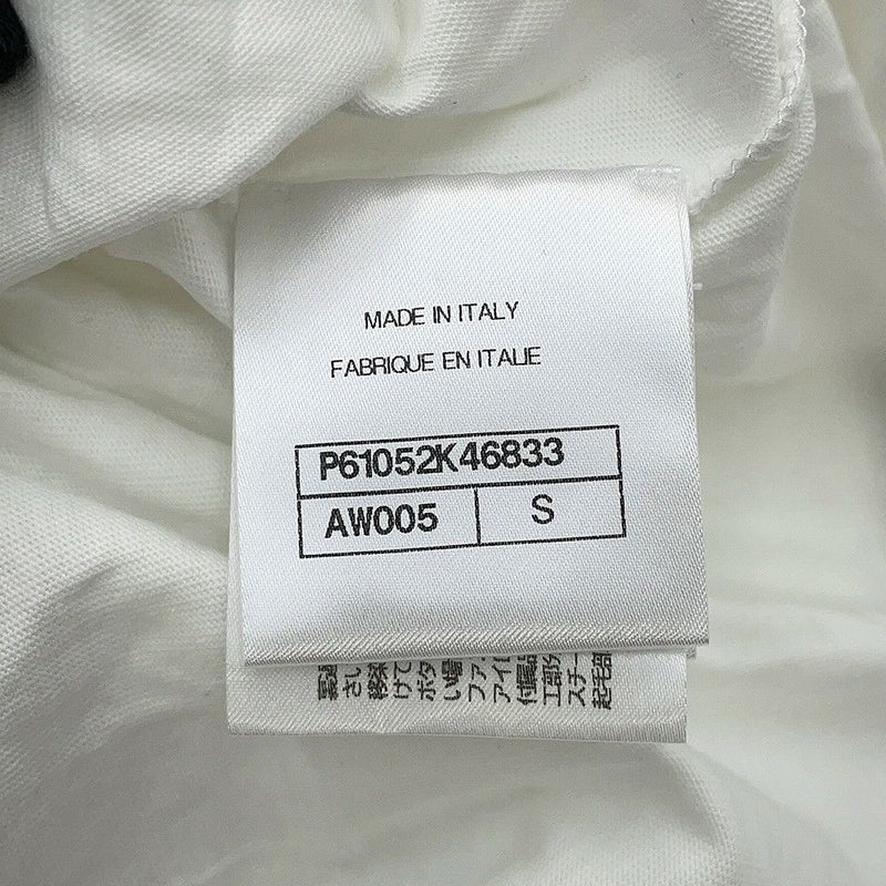 シャネル 半袖Tシャツ ファレル・ウィリアムス ビーズ装飾 コットン レディースサイズS P61052 CHANEL アパレル 白
