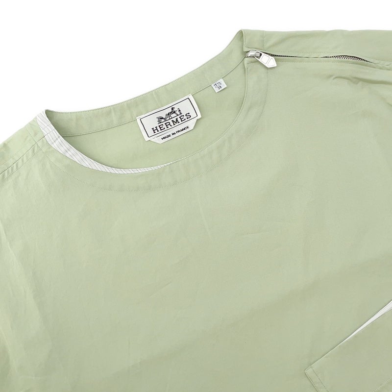 エルメス 半袖シャツ プルオーバー シャツ メンズサイズ39 HERMES トップス