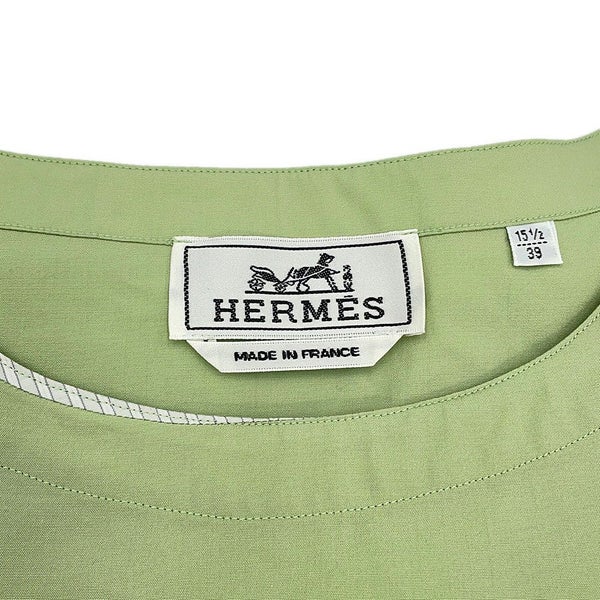 エルメス 半袖シャツ プルオーバー シャツ メンズサイズ39 HERMES トップス