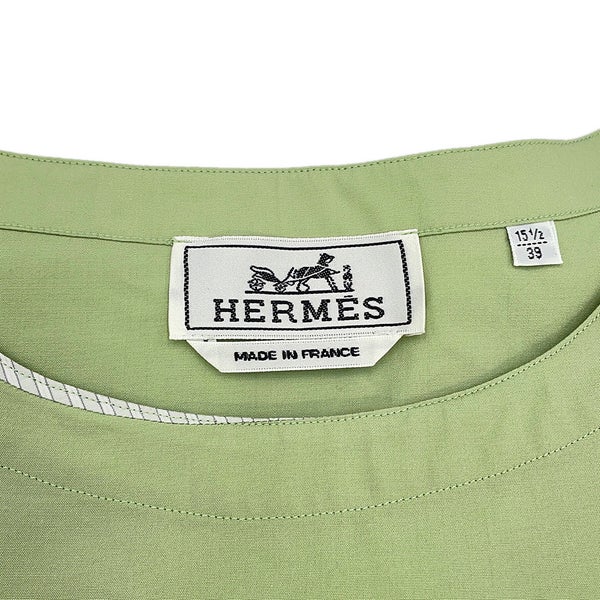 エルメス 半袖シャツ プルオーバー シャツ メンズサイズ39 HERMES トップス