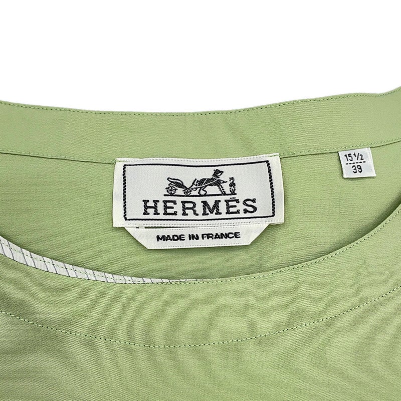 エルメス 半袖シャツ プルオーバー シャツ メンズサイズ39 HERMES トップス