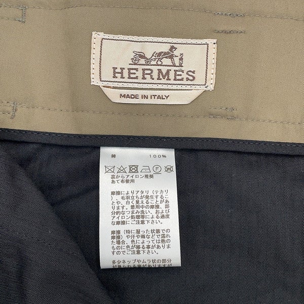エルメス パンツ コットンパンツ コットン サイズ38 HERMES ボトムス