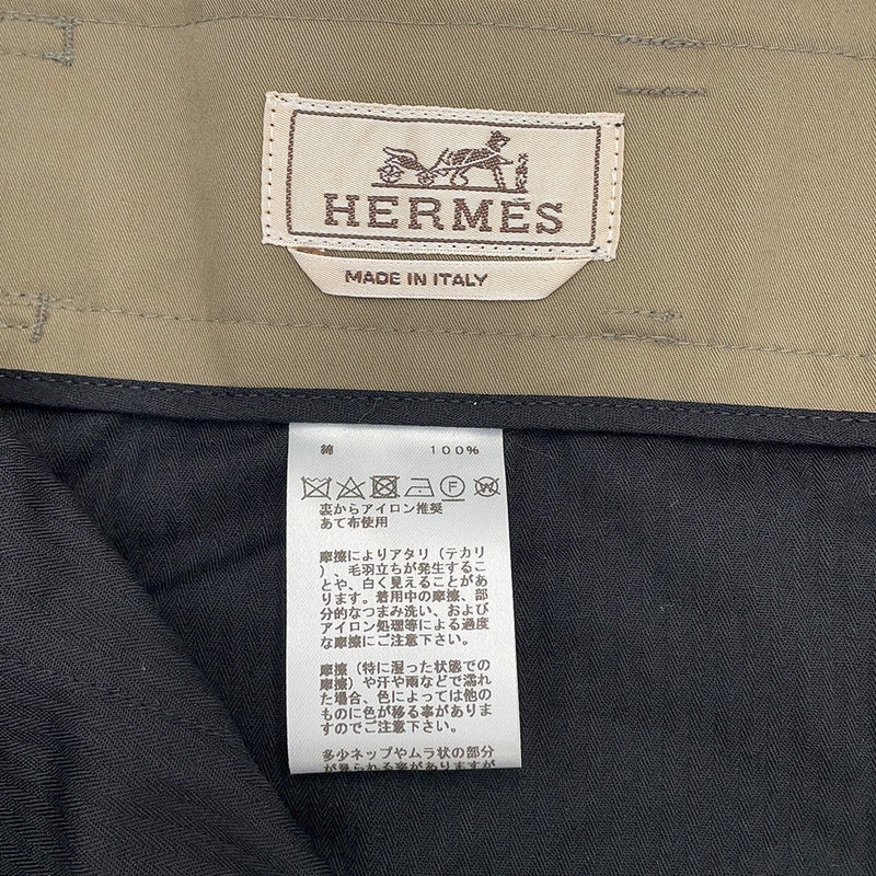 エルメス パンツ コットンパンツ コットン サイズ38 HERMES ボトムス