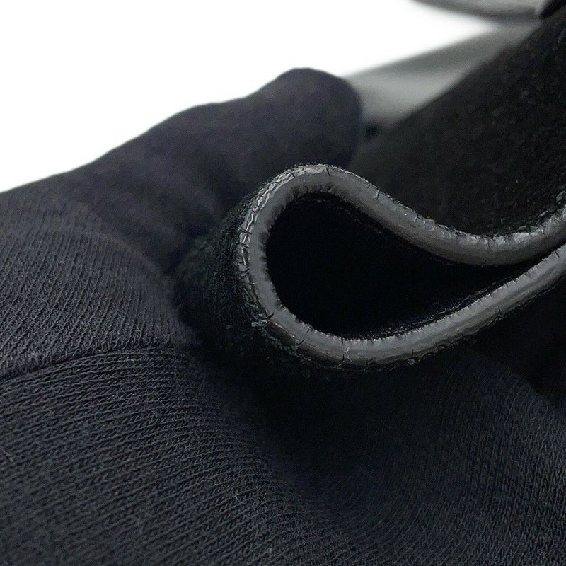 セリーヌ ハンドバッグ トラペーズ クロコ型押しレザー スエード CELINE 2way 黒