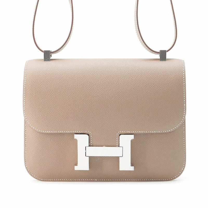 エルメス ショルダーバッグ コンスタンス24 ミロワール エトゥープ/シルバー金具 エプソン W刻印