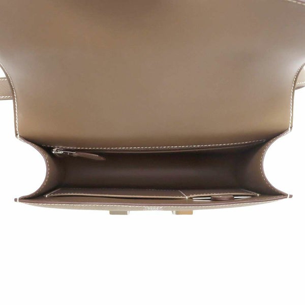 エルメス ショルダーバッグ コンスタンス24 ミロワール エトゥープ/シルバー金具 エプソン W刻印