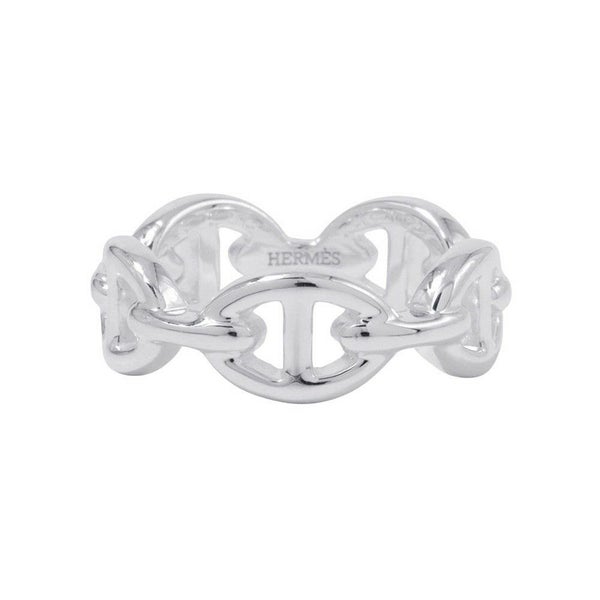 エルメス リング シェーヌダンクル アンシェネPM Enchainee SV925シルバー リングサイズ49 HERMES ジュエリー