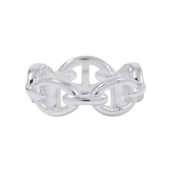 エルメス リング シェーヌダンクル アンシェネPM Enchainee SV925シルバー リングサイズ49 HERMES ジュエリー