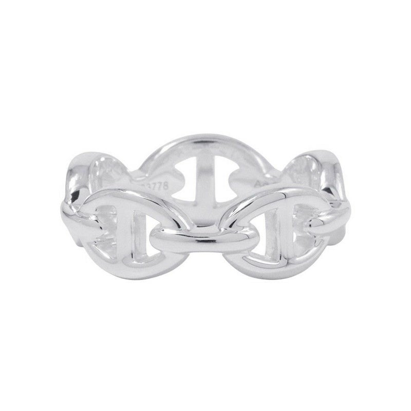 エルメス リング シェーヌダンクル アンシェネPM Enchainee SV925シルバー リングサイズ49 HERMES ジュエリー