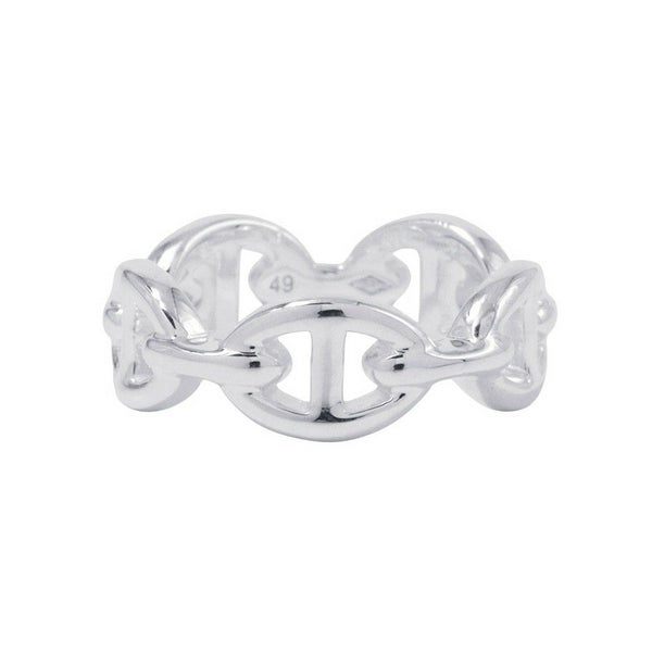 エルメス リング シェーヌダンクル アンシェネPM Enchainee SV925シルバー リングサイズ49 HERMES ジュエリー