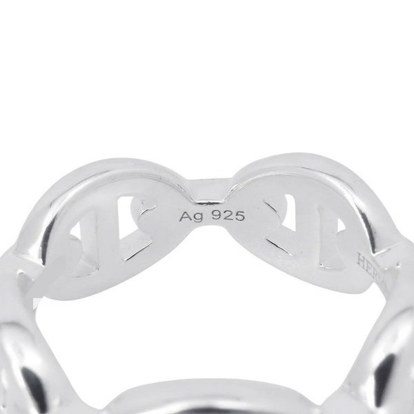エルメス リング シェーヌダンクル アンシェネPM Enchainee SV925シルバー リングサイズ49 HERMES ジュエリー