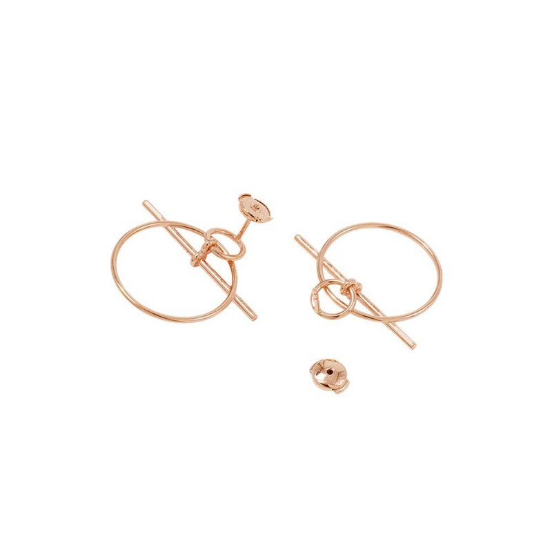 エルメス ピアス ループ ピアス エシャペ K18PGピンクゴールド HERMES ジュエリー