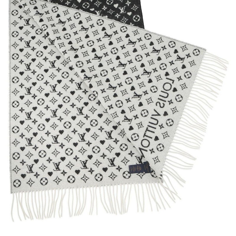 ルイヴィトン マフラー エシャルプ・ゲーム・オン カシミヤ MP2907 LOUIS VUITTON ストール 黒