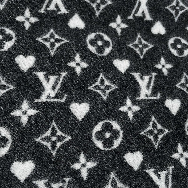 ルイヴィトン マフラー エシャルプ・ゲーム・オン カシミヤ MP2907 LOUIS VUITTON ストール 黒