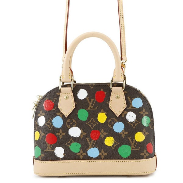 ルイヴィトン ハンドバッグ モノグラム/ペインティッド ドット LV × YK アルマBB M46431 2wayショルダーバッグ 草間彌生