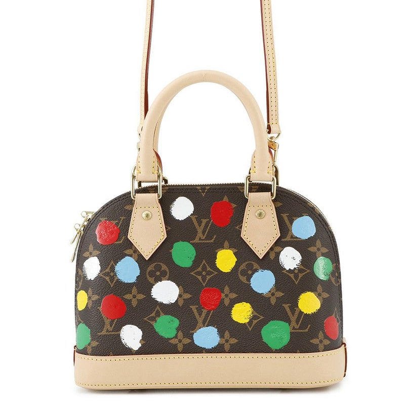 ルイヴィトン ハンドバッグ モノグラム/ペインティッド ドット LV × YK アルマBB M46431 2wayショルダーバッグ 草間彌生
