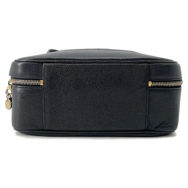 シャネル ハンドバッグ ココマーク バニティバッグ キャビアスキン A07061 CHANEL 2way 黒 ヴァニティ