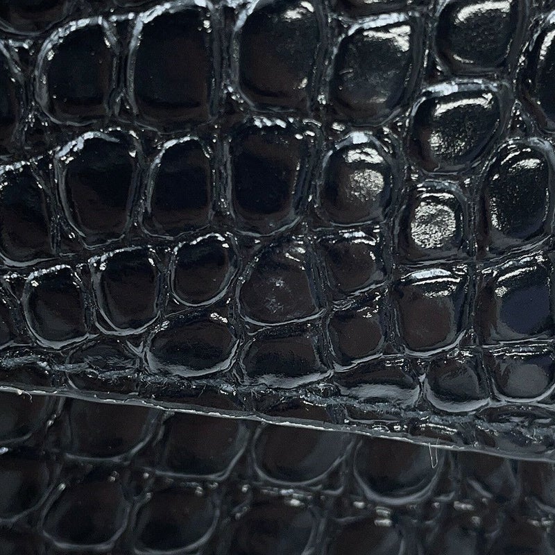 バレンシアガ ハンドバッグ アワーグラス ミディアム クロコダイル型押しレザー 619668 BALENCIAGA 2way 黒