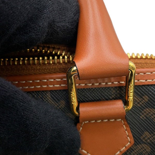 セリーヌ ハンドバッグ トリオンフ スモール ボストン 197582 CELINE 2way ブラウン