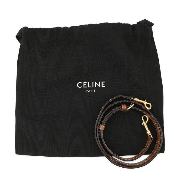セリーヌ ハンドバッグ トリオンフ スモール ボストン 197582 CELINE 2way ブラウン