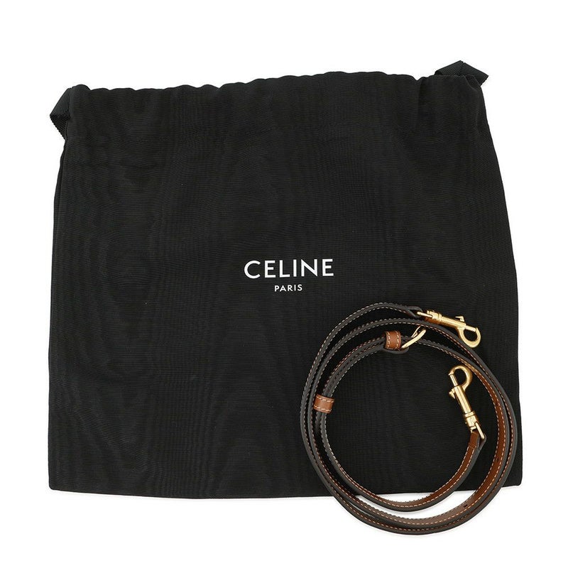 セリーヌ ハンドバッグ トリオンフ スモール ボストン 197582 CELINE 2way ブラウン