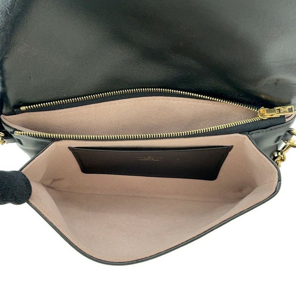 ルイヴィトン チェーンショルダーバッグ モノグラム ラムレザー ポシェット・クッサン M82116 ヴィトン ブラック 黒