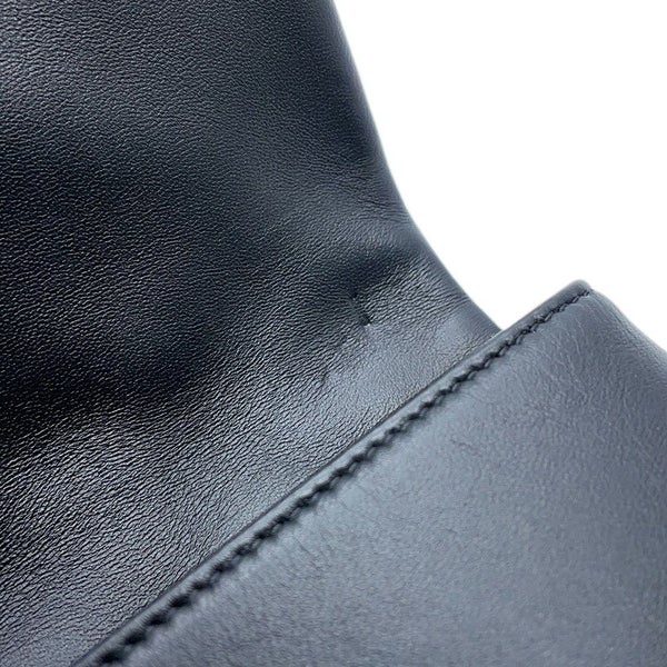 ルイヴィトン チェーンショルダーバッグ モノグラム ラムレザー ポシェット・クッサン M82116 ヴィトン ブラック 黒