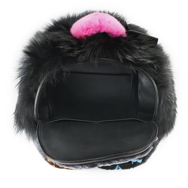 ルイヴィトン リュック モノグラム/ファー Automne Hiver 2020 マルチファー バックパック M24776 バッグ 黒 ブラック