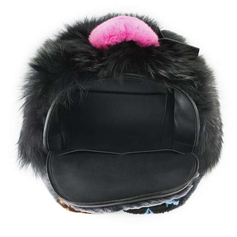 ルイヴィトン リュック モノグラム/ファー Automne Hiver 2020 マルチファー バックパック M24776 バッグ 黒 ブラック