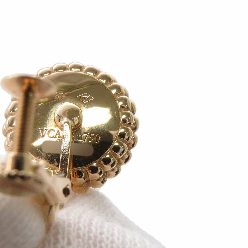 ヴァンクリーフ&アーペル イヤリング ペルレ クルール カーネリアン K18PGピンクゴールド VCARP4E000 ジュエリー