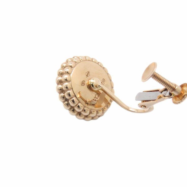 ヴァンクリーフ&アーペル イヤリング ペルレ クルール カーネリアン K18PGピンクゴールド VCARP4E000 ジュエリー