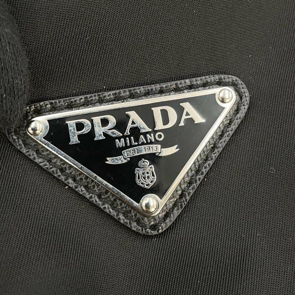 プラダ ボストンバッグ ナイロン レザー PRADA 旅行用バッグ トラベル 黒