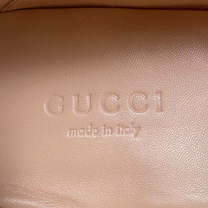 グッチ ローファー シェリーライン ホースビット レザー レディースサイズ34 631619 GUCCI 靴 ウェブ