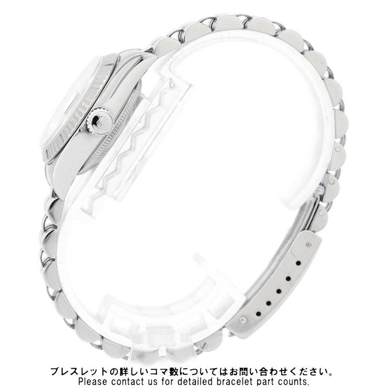 ロレックス デイトジャスト Y番 SS/K18WG 79174NR ROLEX 腕時計 ブラックシェル文字盤 ローマン
