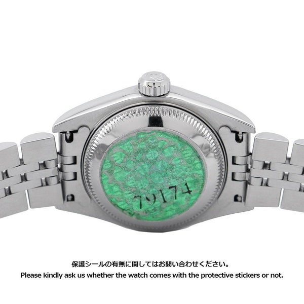 ロレックス デイトジャスト Y番 SS/K18WG 79174NR ROLEX 腕時計 ブラックシェル文字盤 ローマン